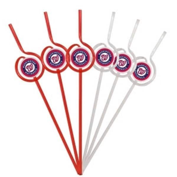 Pangea Brands Washington Nationals Team Sipper Straws - 1558001926