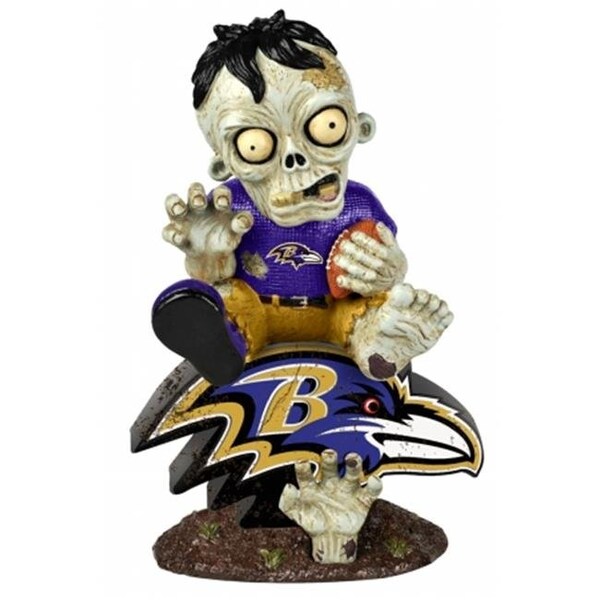 Forever Collectibles Baltimore Ravens Zombie On Logo Figurine - 8784929551