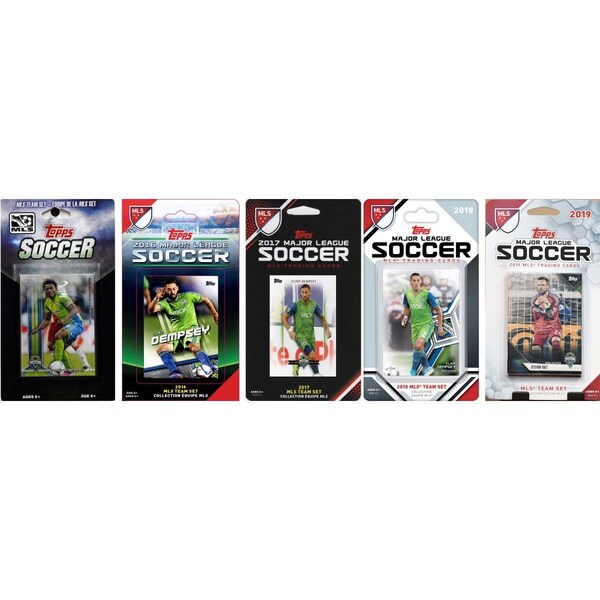 Williams & Son Saw & Supply C&I Collectables SOUND19 MLS Seattle Sounders Licensed 2019 Topps Team Set & Storage Album - SOUND19