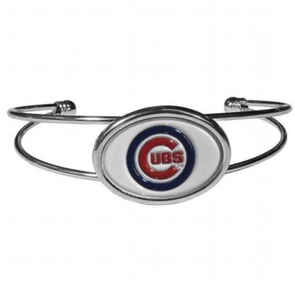 Siskiyousports Siskiyou Sports BCUB045 MLB Chicago Cubs Cuff Bracelet - BCUB045