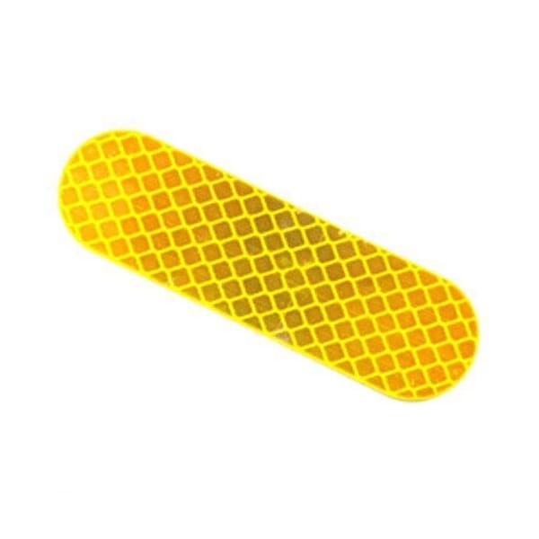 Ilc Replacement for Ezgo / Cushman / Textron Reflex Reflector, Amber, Front - REFLEX REFLECTOR, AMBER, FRONT EZGO / CUSHMAN / T