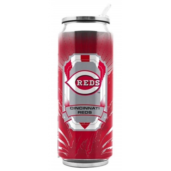 Duck House Cincinnati Reds Stainless Steel Thermo Can - 16.9 ounces - 9413107136