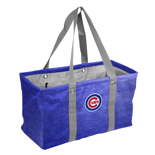 Logo Brands Chicago Cubs Crosshatch Picnic Caddy - 506-765-CR1