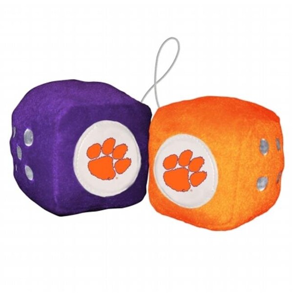 Fremont Die Consumer Products Inc Fremont Die Consumer Products F58011 Fuzzy Dice - Clemson - F58011