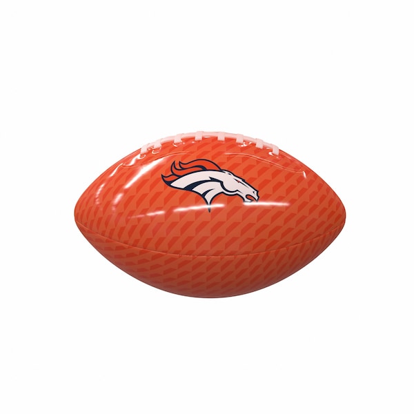 Logo Brands Denver Broncos Carbon Fiber Mini-Size Glossy Football - 610-93MG-1