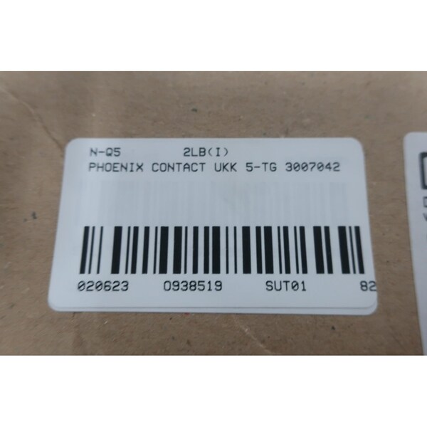 Phoenix Contact Terminal And Contact Block, UKK 5TG 3007042 - UKK 5-TG 3007042