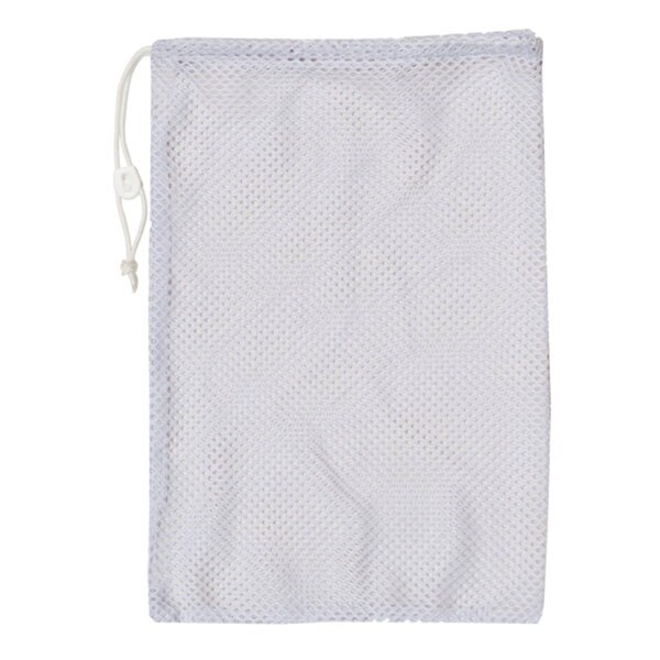Champion Sports 12 x 18 in. Mesh Equipment Bag, White - MB18