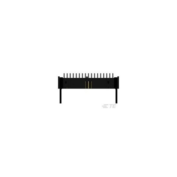 Te Connectivity IDC LOW PRO HDR 34P VERT LG LAT BLK - 1-1761606-1