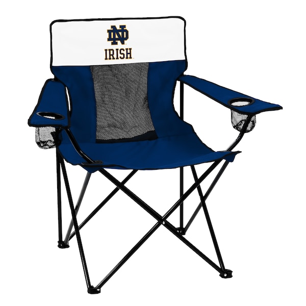 Logo Brands Notre Dame Navy/White Elite Chair - 190-12E-1