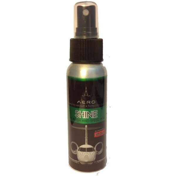 Aero Aero 4664 2.5 Oz. Shine Waterless Car Wash and Speed Wax; Mini Aluminum Bottle - 4664