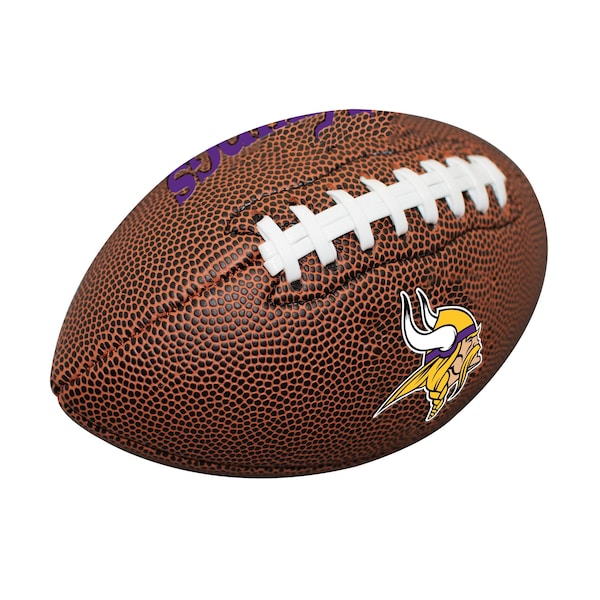 Logo Brands Minnesota Vikings Mini Size Composite Football - 618-93MC-1