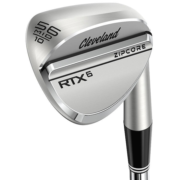 Cleveland RTX 6 Zipcore Satin Wedge - Steel Shaft - Right Hand/58 Mid - 30227305