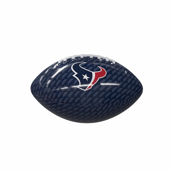 Logo Brands Houston Texans Carbon Fiber Mini-Size Glossy Football - 613-93MG-1