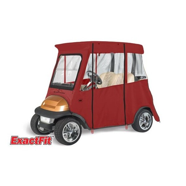 Eevelle ExactFit Sunflair Enclosure 2 Passenger Club Car - Red - EFSFEEZ02-RED