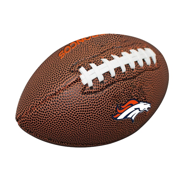 Logo Brands Denver Broncos Mini Size Composite Football - 610-93MC-1