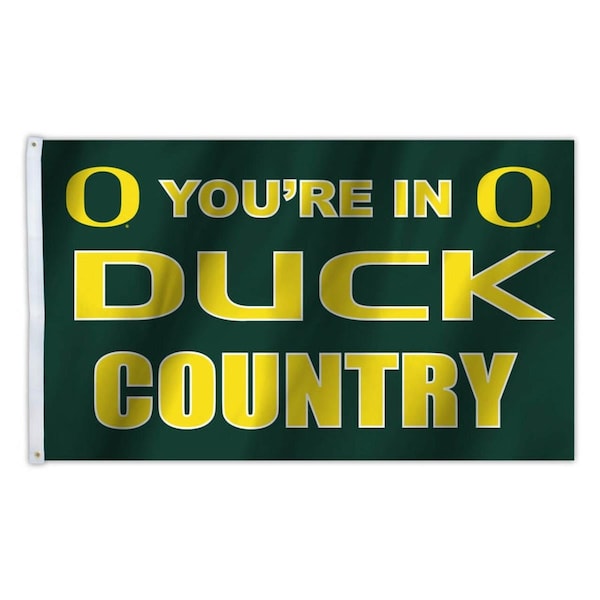 Fremont Die Consumer Products Fremont Die  3 x 5 ft. Oregon Ducks Banner Flag, Country - 2324554155