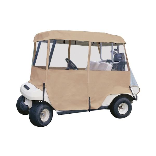 Classic Accessories 4-Sided Tan Golf Cart Enclosure - 72072