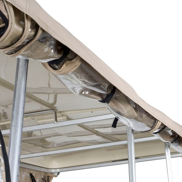 Classic Accessories 4-Sided Tan Golf Cart Enclosure - 72072