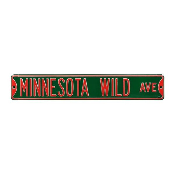 Authentic Street Signs Authentic Street Signs 28129 Minnesota Wild Avenue Street Sign - 28129