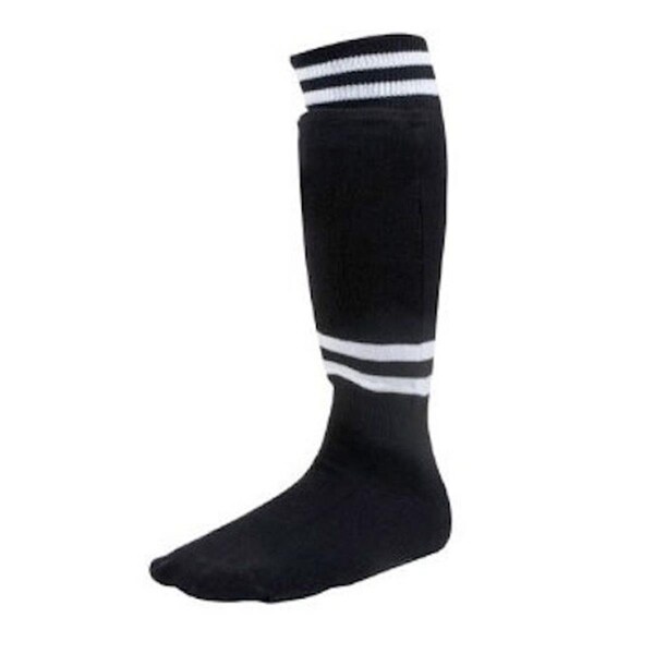 Perfectpitch Youth Sock Style Soccer Shinguard, Black - Age 6-8 - PE204704