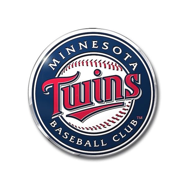 Finalfan 4 x 3 in. Minnesota Twins Color Emblem 3 - FI3819616