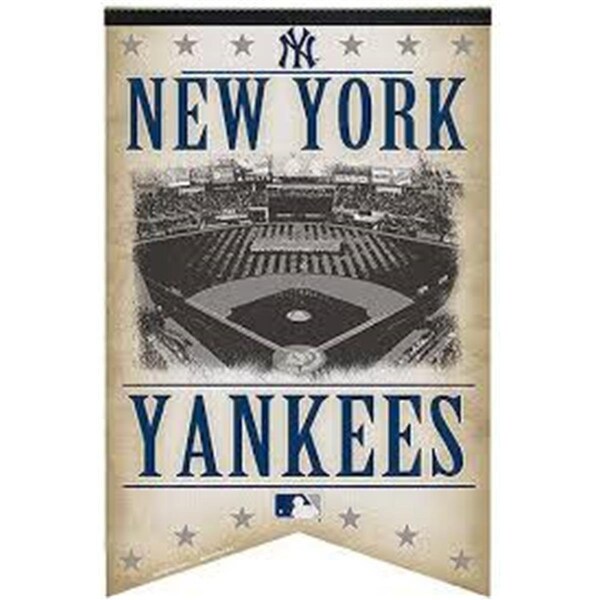 Caseys New York Yankees Banner 17x26 Pennant Style Premium Felt - 3208549056