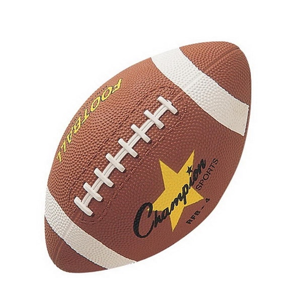 Champion Sports Pee Wee Size Rubber Football - 20268