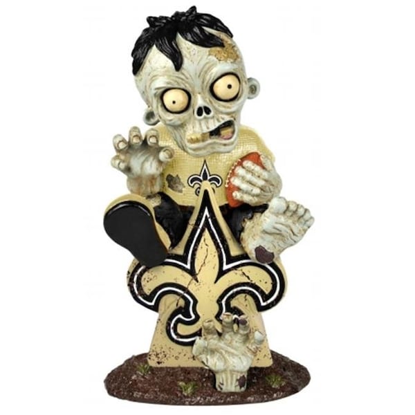 Forever Collectibles New Orleans Saints Zombie On Logo Figurine - 8784929650