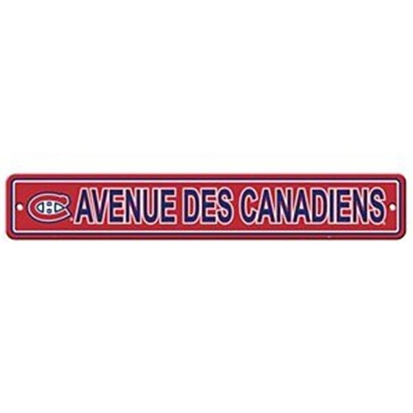 Fremont Die Consumer Products Inc Fremont Die Consumer Products F80311CA Styrene Street Sign - Montreal Canadiens - F80311CA