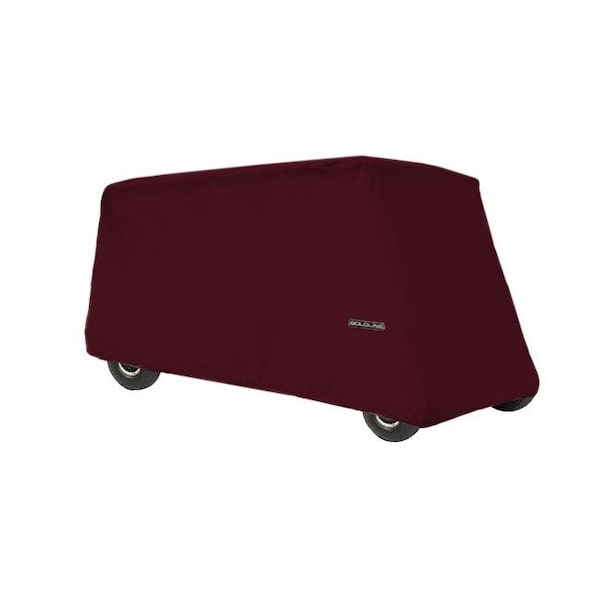 Eevelle Goldline 6 Passenger Golf Cart Cover - Burgundy - GLGL06-BRG