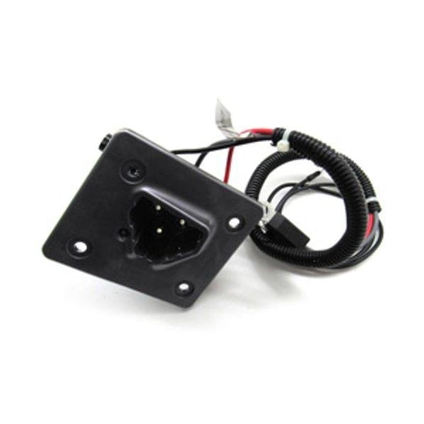 Ilc Replacement Ezgo / Cushman / Textron 48V Charger Receptacle Delta Q GAS TXT Fleet 2016 Golf Cart - 48V CHARGER RECEPTACLE DELTA Q FOR GAS TXT FLEET