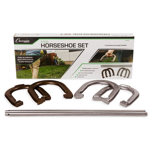 Champion Sports Steel Horseshoe Set - CH55909