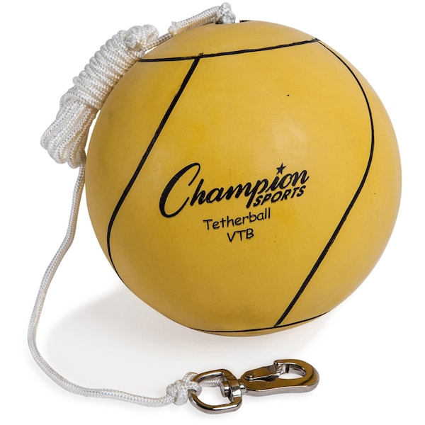 Champion Sports Tether Ball, Optic Yellow - CHSVTB