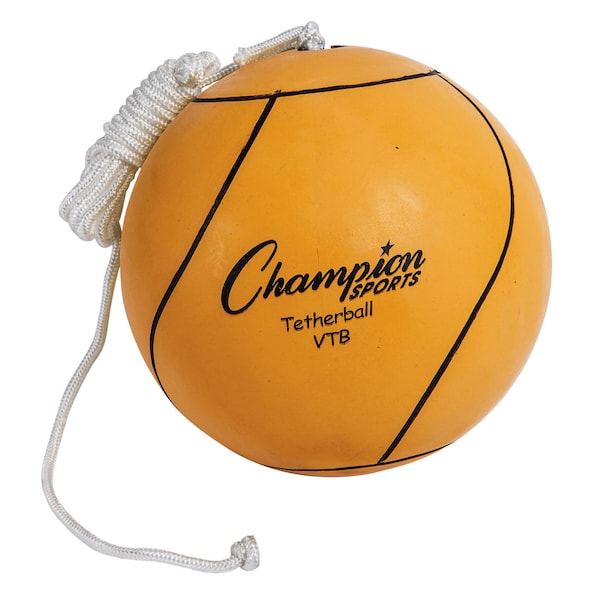 Champion Sports Tether Ball, Optic Yellow - CHSVTB