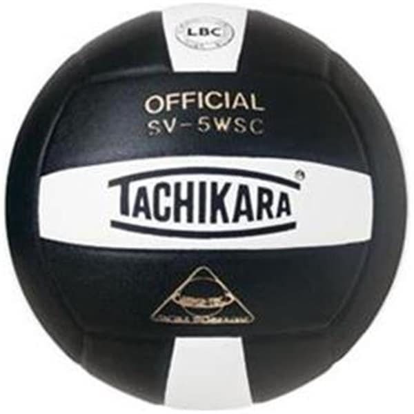 Tachikara Tachikara SV5WSC.BKW Sensi-Tec Composite High Performance Volleyball - Black-White - SV5WSC.BKW