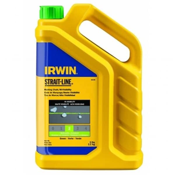 Irwin Irwin Strait-Line 586-65106 5-Lb. Fluorescent Greenchalk Refill - 586-65106