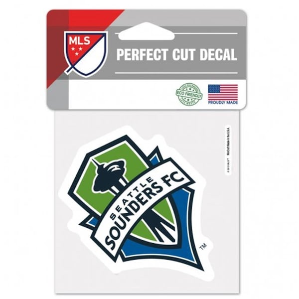 Wincraft Seattle Sounders Decal 4x4 Perfect Cut Color - 3208555073