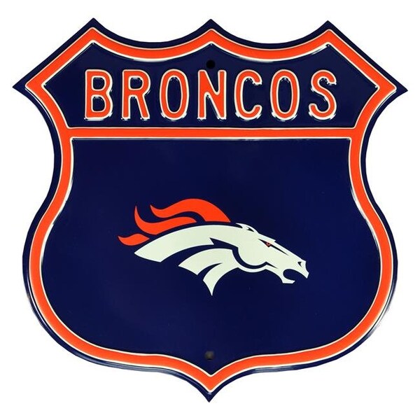 Authentic Street Signs Authentic Street Signs 33510 Denver Broncos Route Street Sign - 33510