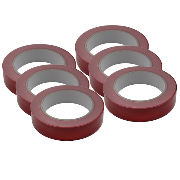 Martin Sports Floor Marking Tape, Red, PK6 - FT136RED