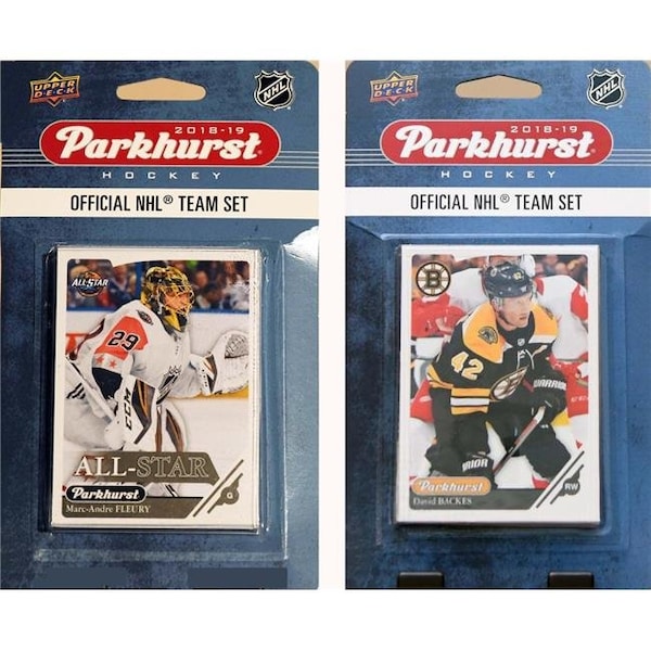 Williams & Son Saw & Supply C&I Collectables 18BRUINSTS NHL Boston Bruins 2018-19 Parkhurst Team Set & an All-star set - 18BRUINSTS