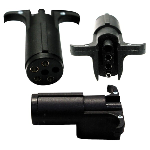 Peterson Peterson Manufacturing V5413 6-Way Round To 4-Way Flat Connector - V5413