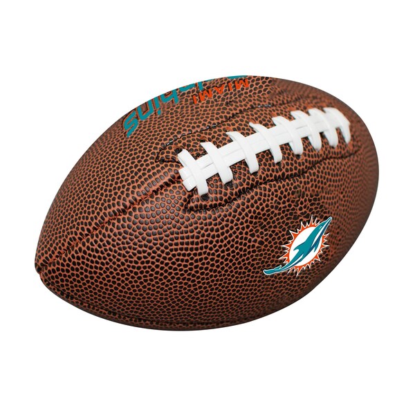 Logo Brands Miami Dolphins Mini Size Composite Football - 617-93MC-1