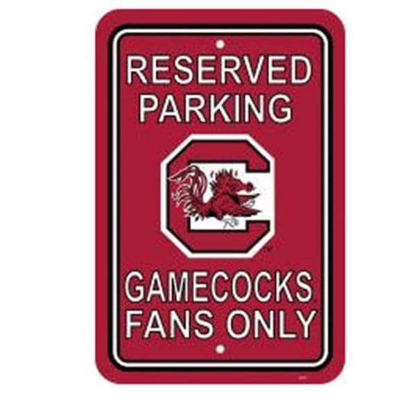 Fremont Die Consumer Products Inc Fremont Die 50260 South Carolina Gamecocks- 12 in. X 18 in. Plastic Parking Sign - 50260