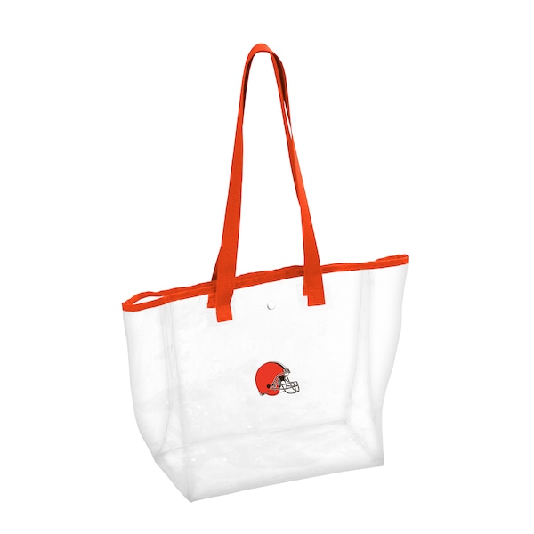 Logo Brands Cleveland Browns Stadium Clear Tote - 608-65P