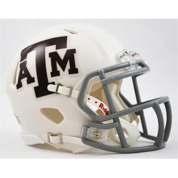 Riddell Texas A&M Aggies Speed Mini Helmet - White Alternate - 9585589566