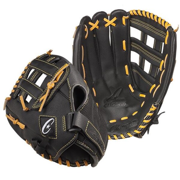 Champion Sports Champion Sports CBG960RH 14 in. Physical Education Glove Series - Full Right; Black - CBG960RH