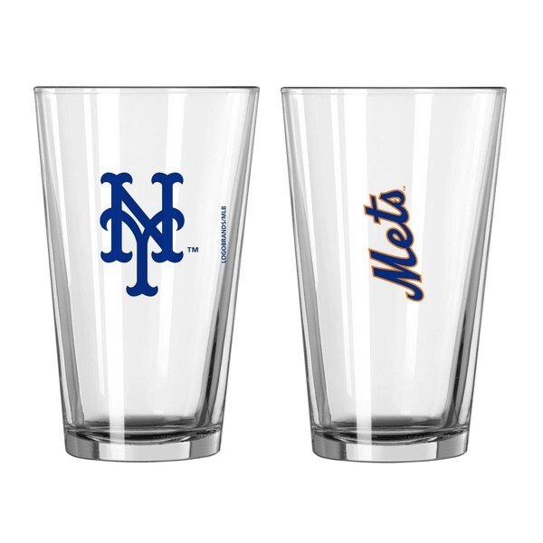 Moment-In-Time 16 oz Major League Baseball New York Mets Gameday Pint Glass - MO3601447