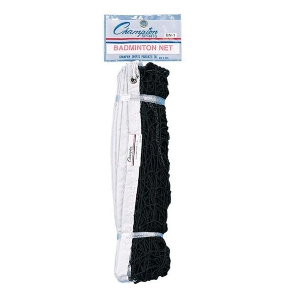 Perfectpitch 21 x 2.5 ft. 12-Ply Badminton Net; Black & White - PE724998