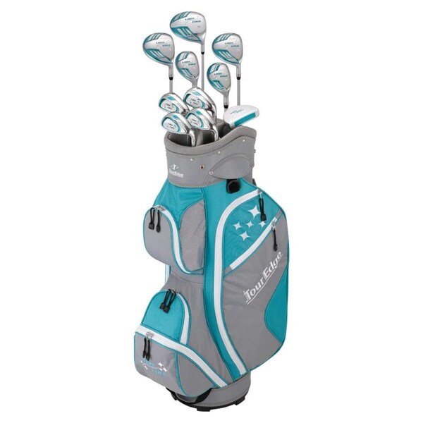Tour Edge 2020 Lady Edge Full Set Turquoise Grey White - LWSRGL11.BT