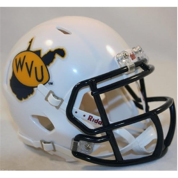 Riddell West Virginia Mountaineers Speed Mini Helmet with Throwback Logo - 9585589598